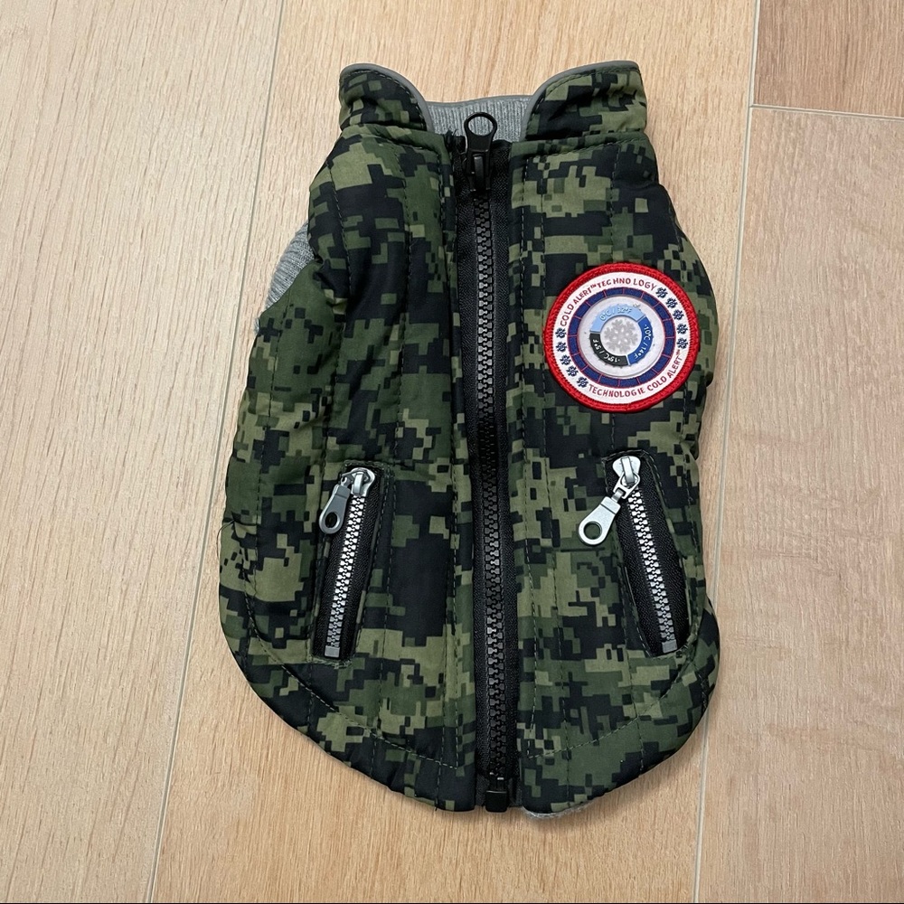 Dog Camo Fleece Vest